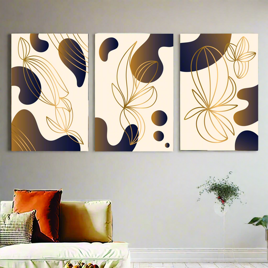 Set of 3 Canvas Prototile's Art