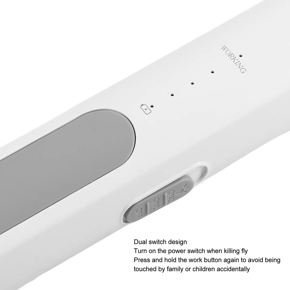 Rechargeable Mosquito Racket with Charging Stand
