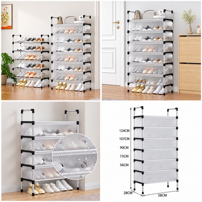 Emporium Bazaar Dustproof Shoe Rack Organizer – Covered Jooti Rack Price Pakistan