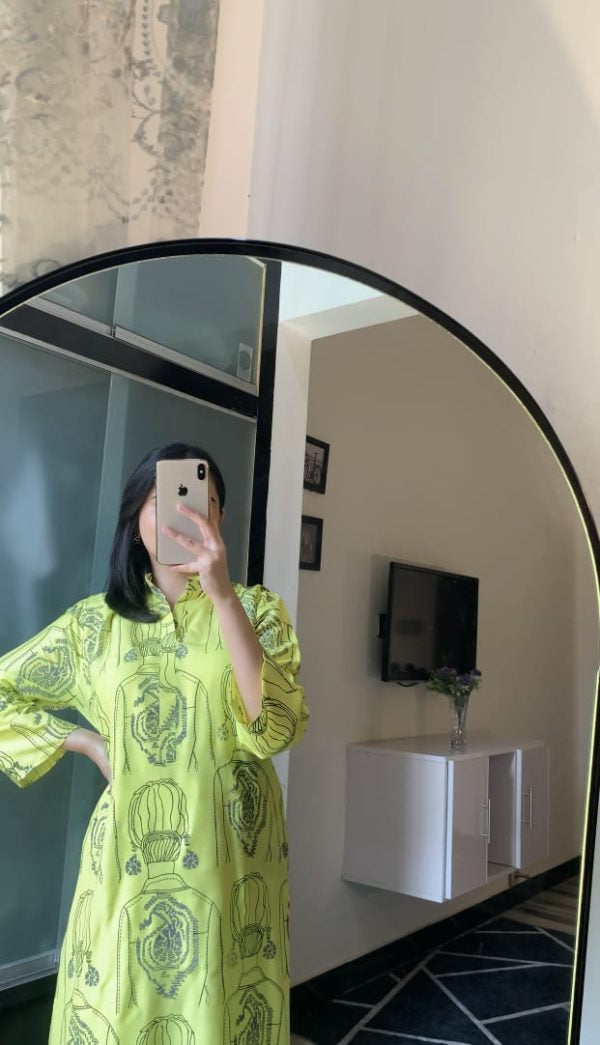 Girl Print 2 Pcs Dress