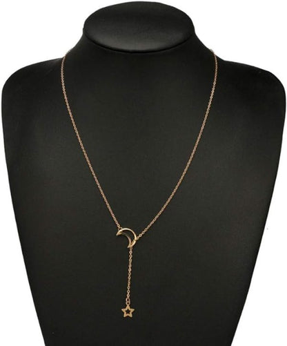 Moon Star Pendant Necklace