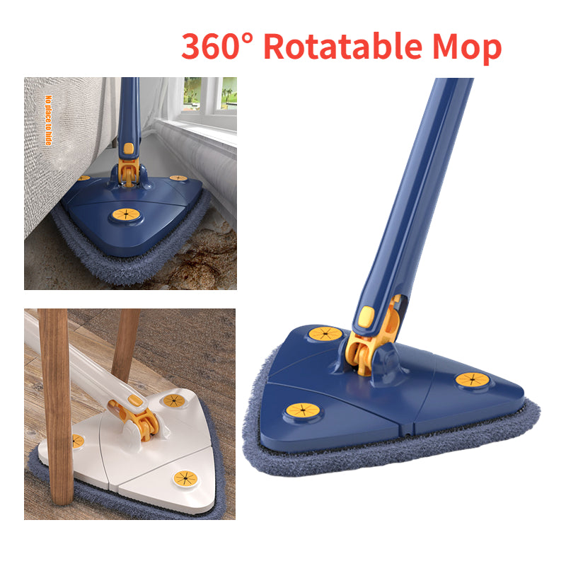 360° Triangle Mop with Twist Squeeze System