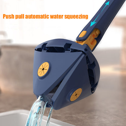 360° Triangle Mop with Twist Squeeze System