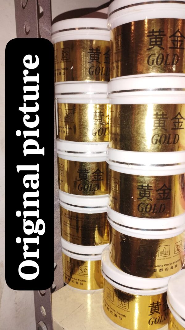 Gold Face Mask
