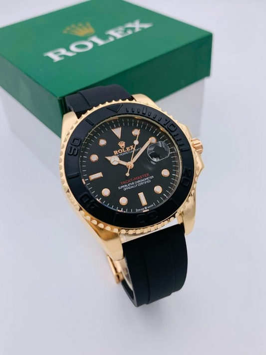 Golden Rolex Style Watch