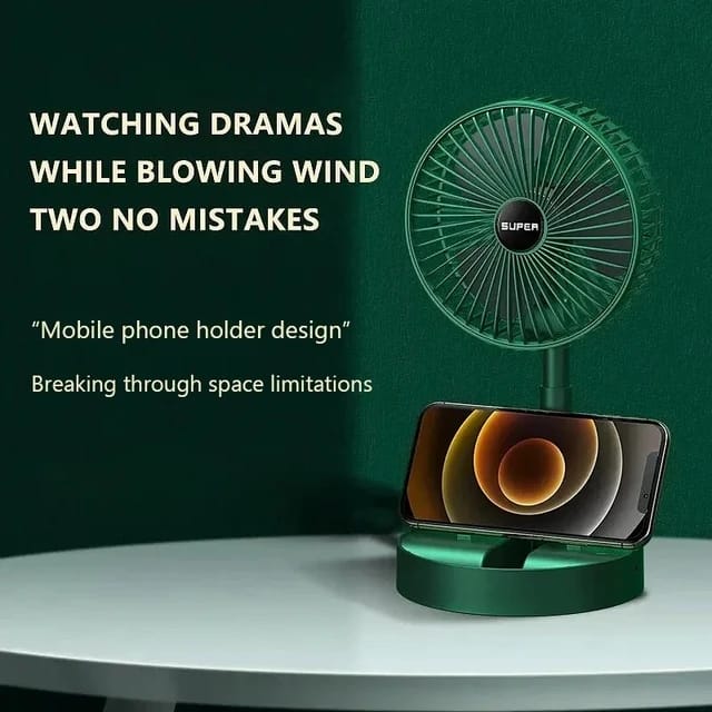 Super Telescopic Folding Fan