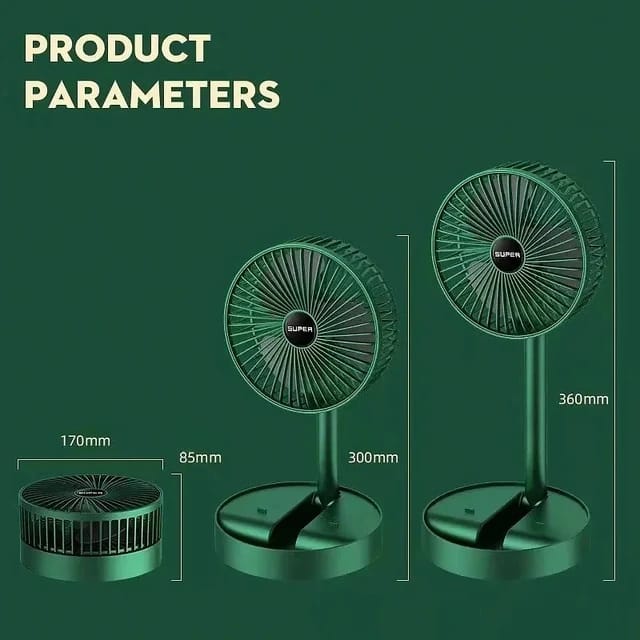 Super Telescopic Folding Fan