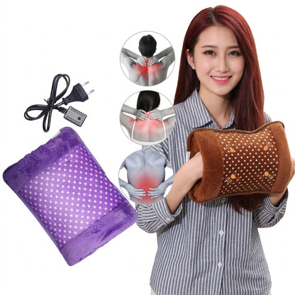 Emporium Bazaar Electric Heating Pouch – Purple Polka Dot Cover with Power Lead and Accessories | Pakistan