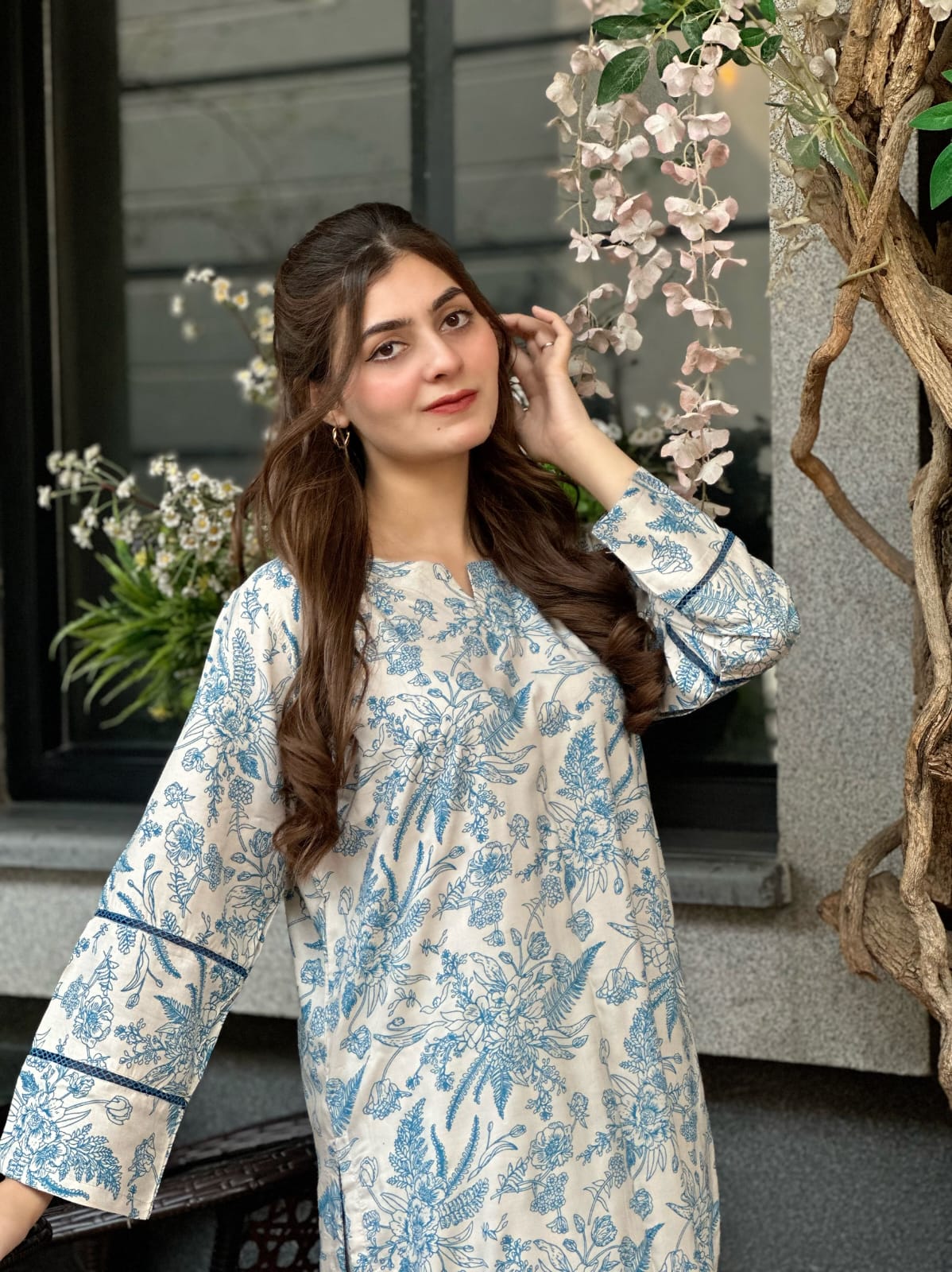 2Pcs Stitched Suit Stone Linen