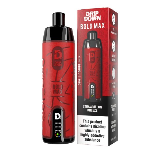 Drip Down Bold Max Vape 15000 Puffs