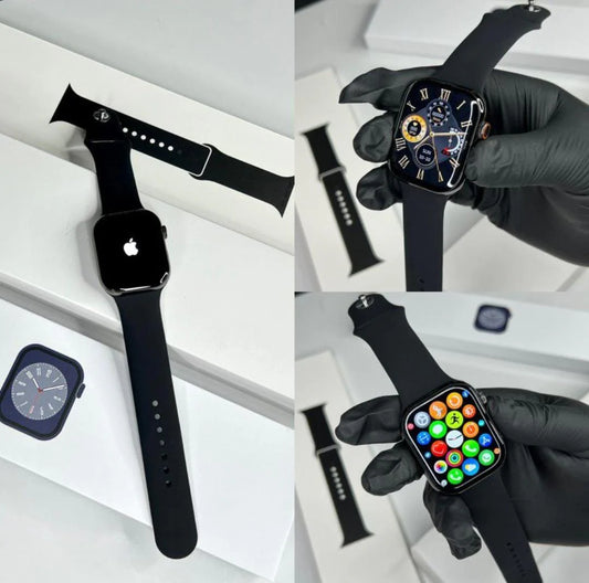 Series 9 Smart Watch with 2 Straps (Apple Logo Design)