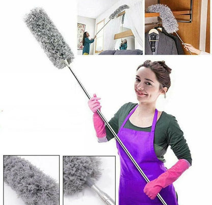 Microfiber Flexible Duster for High Ceilings, Fans, and Tight Corners