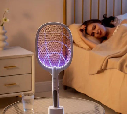 Rechargeable Mosquito Racket with Charging Stand