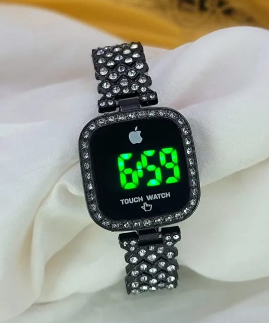 Ladies Square Dial Digital Watch