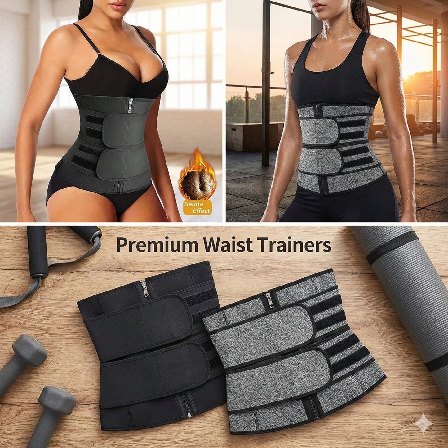 Neoprene Waist Trainer & Body Shaper Belt