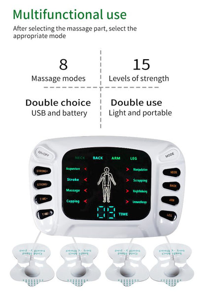 Electronic Pulse Massager Therapy Machine