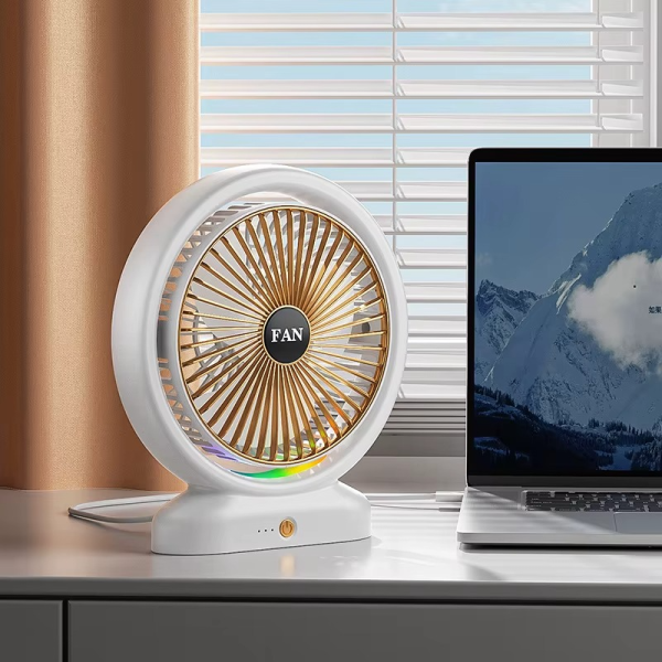 Rechargeable Mini Desktop Fan