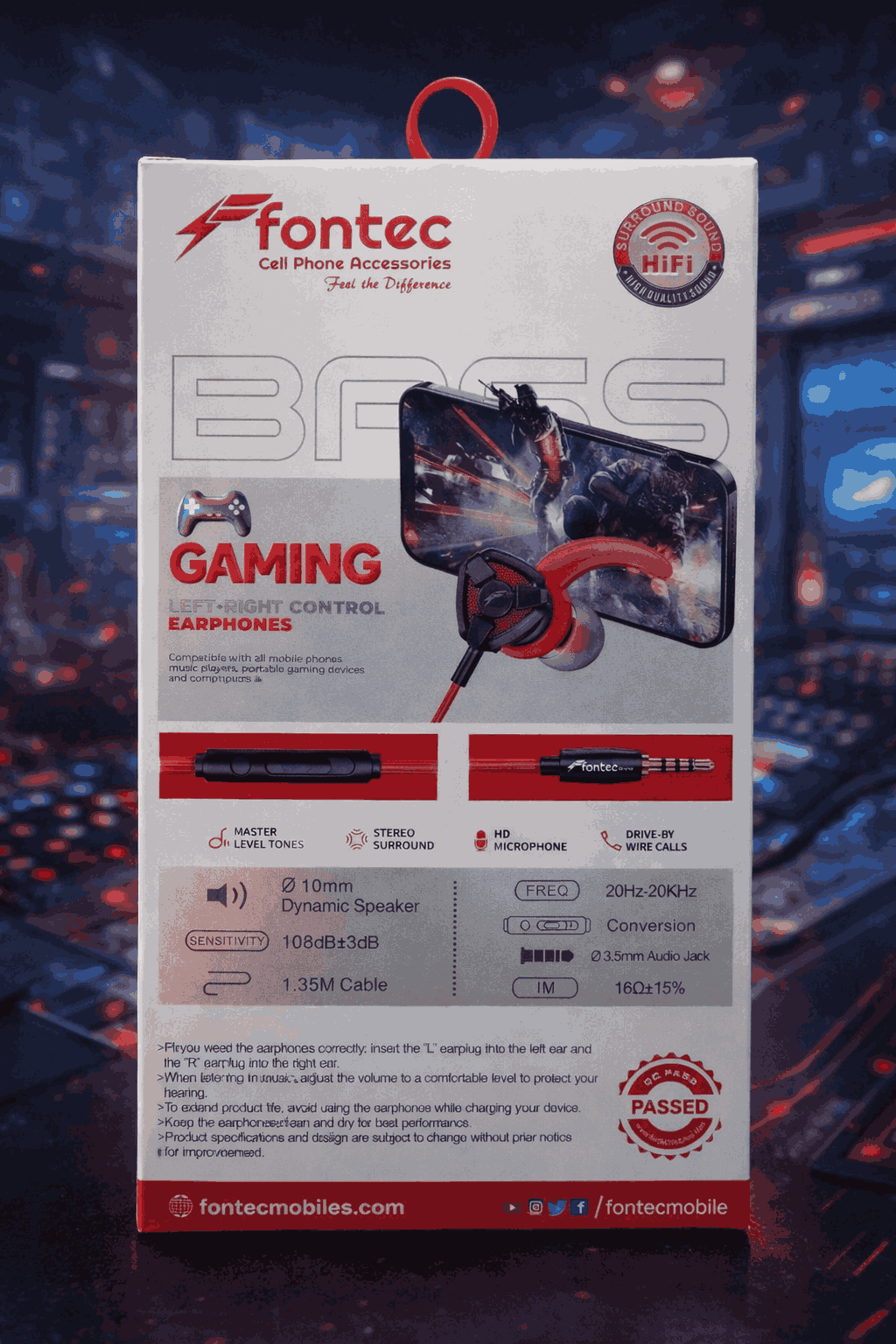 Fontec Arena Type-C Gaming Earphones