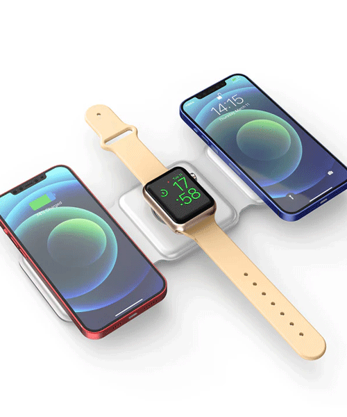 3 in 1 Magnetic Foldable Wireless Charging Station