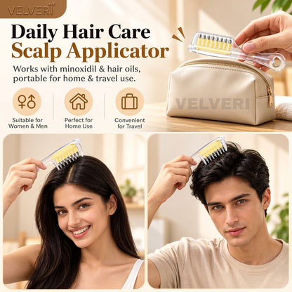 Emporium Bazaar Hair Oil Applicator Comb – Men and Women Using Scalp Massager | Pakistan