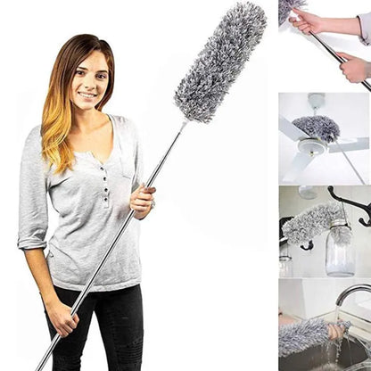 Microfiber Flexible Duster for High Ceilings, Fans, and Tight Corners