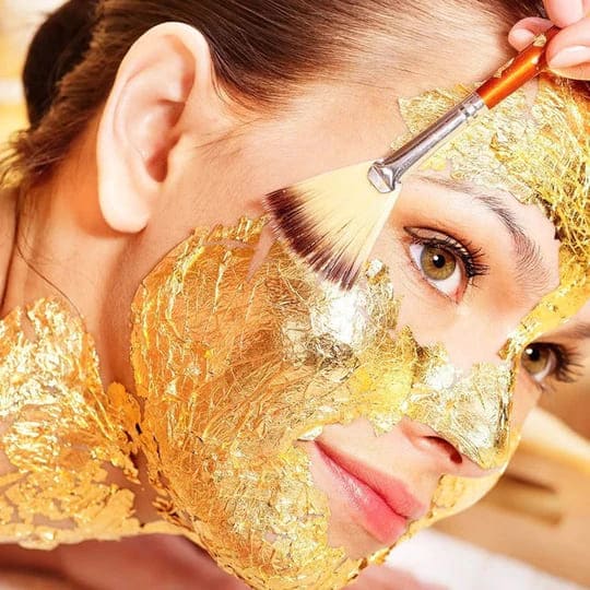 Gold Face Mask