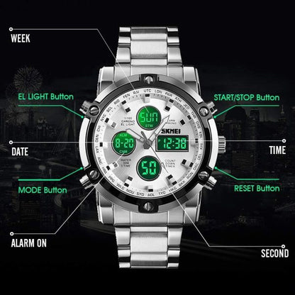 Skemie Men’s Digital Waterproof Watch
