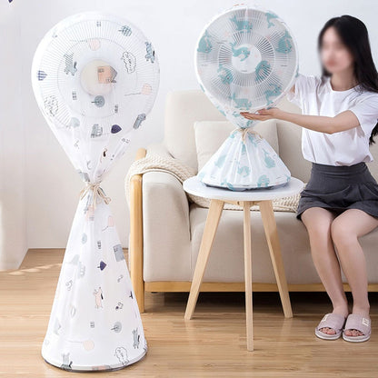 Dust Protection Fan Cover with Colorful Pattern Design
