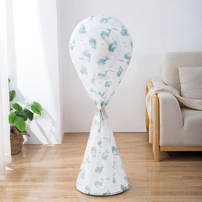 Dust Protection Fan Cover with Colorful Pattern Design