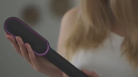 Hair Straightening Brush & Curler
